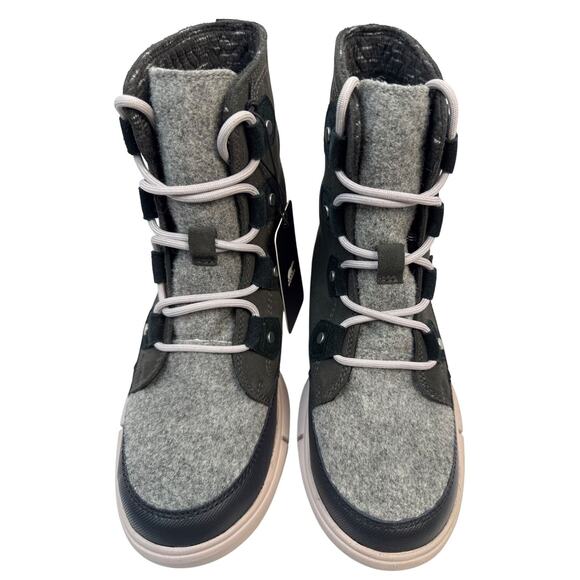 Sorel Winter Boots Explorer II Joan Womens 6.5 Waterproof Insulated Jet Vapor - Picture 5 of 10